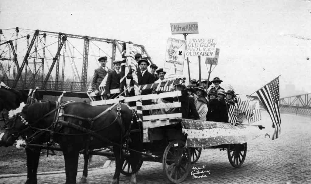 Parade float - Grant's birthday